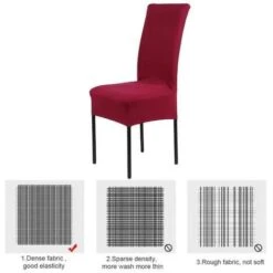 None Coprisedie Con Schienale 6 Pezzi Universali Lavabile Estraibile Coprisedile (6 Pezzi Rosso) -Vendite HOMCOM || VIDAXL || Songmics 81351707 3