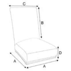 None Fodere Per Sedie 4 Pezzi Fodera Per Sedia In Materiale Spandex Con Fodera Bielastica Moderna Fodera Per Sedia Grigio -Vendite HOMCOM || VIDAXL || Songmics 81351781 3