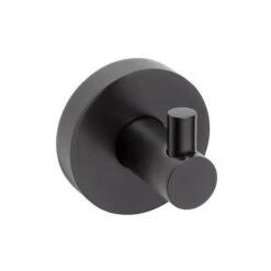 BEMETA Gancio Da Parete Singolo DARK In Ottone Nero 5,5 Cm X 5,5 Cm X 5 Cm (104106020)