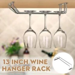 None Portabottiglie Pensile Portabottiglie Spesso Ispessito Portabottiglie In Acciaio Inossidabile 35CM -Vendite HOMCOM || VIDAXL || Songmics 81946963 3