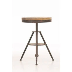 Nova Tavolino Da Bar Con Piano Rotondo Ø 50 Cm Bronze Design Esclusivo Vintage -Vendite HOMCOM || VIDAXL || Songmics 82469640 3