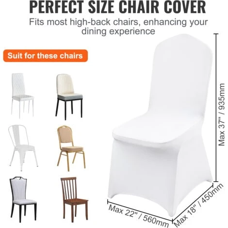 Coprisedia Spandex Elastico 50 Pezzi Copertura Della Sedia Per Matrimonio 6 Coprisedia Spandex Elastico 50 Pezzi Copertura Della Sedia Per Matrimonio - immagine 4