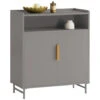 Credenza Mobile Da Cucina Cassettiera Mobile TV Mobile Ingresso Credenza Buffet Scarpiera Mobile Laterale Grigio 70x35x81cm FSB73-HG SoBuy -Vendite HOMCOM || VIDAXL || Songmics 83652122 1
