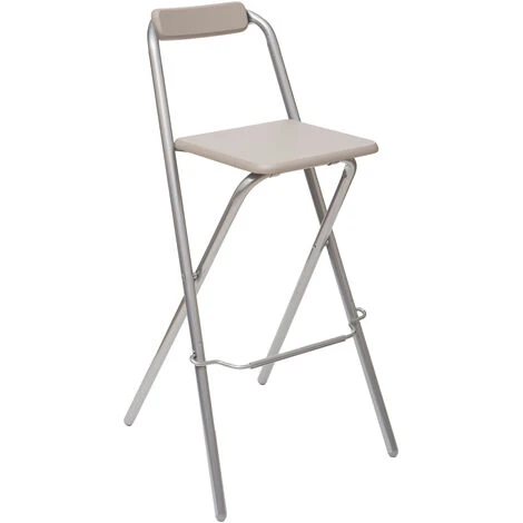 Sedia Da Bar Pieghevole Louna Color Tortora - 5 Five Simply Smart 3 Sedia Da Bar Pieghevole Louna Color Tortora - 5 Five Simply Smart