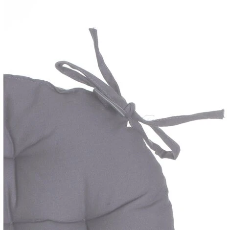 Torta Rotonda Grigio D40 Della Sedia - Cuscino Rotondo Per Sedia, Grigio, Cotone, Diametro 40 Cm - Atmosphera Créateur D'intérieur 4 Torta Rotonda Grigio D40 Della Sedia - Cuscino Rotondo Per Sedia, Grigio, Cotone, Diametro 40 Cm - Atmosphera Créateur D'intérieur - immagine 2