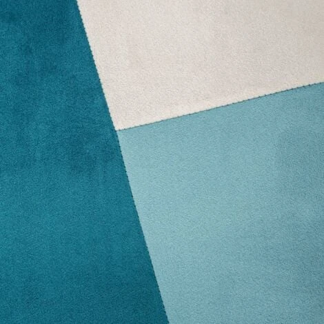 Sedia Patchwork Baya, Blu Anatra, Gambe In Faggio - Atmosphera Créateur D'intérieur 4 Sedia Patchwork Baya, Blu Anatra, Gambe In Faggio - Atmosphera Créateur D'intérieur - immagine 2