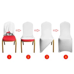 Fodere Per Sedie Coprisedia Della Sedia Vestisedia Fodera Elastica Coprisedia Protezione Per Sedie,Mobili Da Cerimonia Nuziale Moderni,50 Pezzi,Bianca HENGMEI -Vendite HOMCOM || VIDAXL || Songmics 88136393 2
