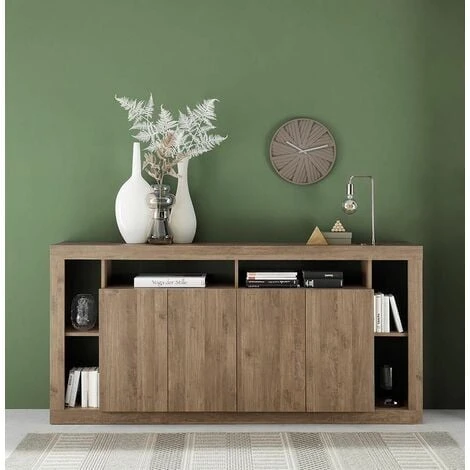 Madia 4 Ante, Finitura Mercure, Made In Italy 4 Madia 4 Ante, Finitura Mercure, Made In Italy - immagine 2