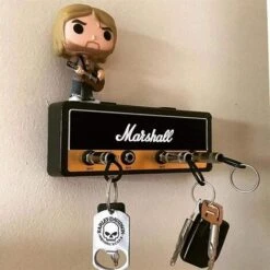 Marshall Key Holder Wall Mounted Jack Rack 2.0 JCM800 Chitarra Portachiavi Gancio Portachiavi Fissaggio A Casa Con 4 Portachiavi Set Di Portachiavi Nero (Set Di Portachiavi Nero) -Vendite HOMCOM || VIDAXL || Songmics 88724607 3