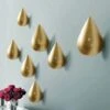 Set Di 7 Appendiabiti Creativo Goccia D'Acqua Gancio Decorazione Da Parete Decorazione Moderna, Oro, 4.87.5cm 1 Set Di 7 Appendiabiti Creativo Goccia D'Acqua Gancio Decorazione Da Parete Decorazione Moderna, Oro, 4.87.5cm -Vendite HOMCOM || VIDAXL || Songmics 88724617 1