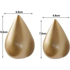 Set Di 7 Appendiabiti Creativo Goccia D'Acqua Gancio Decorazione Da Parete Decorazione Moderna, Oro, 4.87.5cm 9 Set Di 7 Appendiabiti Creativo Goccia D'Acqua Gancio Decorazione Da Parete Decorazione Moderna, Oro, 4.87.5cm -Vendite HOMCOM || VIDAXL || Songmics 88724617 3