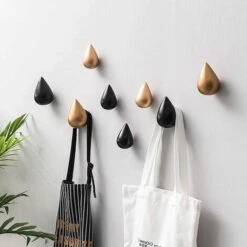 Set Di 7 Appendiabiti Creativo Goccia D'Acqua Gancio Decorazione Da Parete Decorazione Moderna, Oro, 4.87.5cm 11 Set Di 7 Appendiabiti Creativo Goccia D'Acqua Gancio Decorazione Da Parete Decorazione Moderna, Oro, 4.87.5cm -Vendite HOMCOM || VIDAXL || Songmics 88724617 5