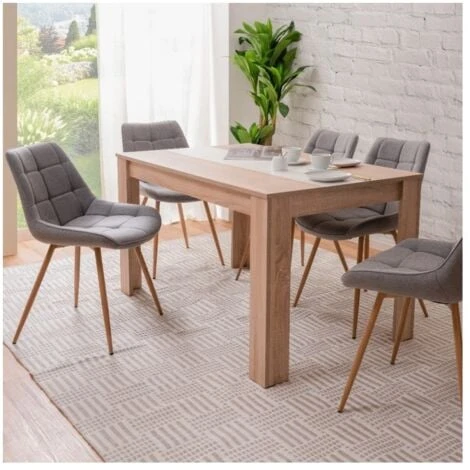 Tavolo Da Pranzo Con Pannello Centrale Niklas Rovere 3 Tavolo Da Pranzo Con Pannello Centrale Niklas Rovere