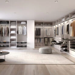 Emuca Kit Cassetto Portascarpe E Telaio Con Guide A Chiusura Morbida Per Armadio, Regolabile, Modulo 600mm, Nero Testurizzato -Vendite HOMCOM || VIDAXL || Songmics 88783747 2