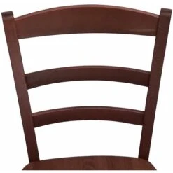 Sedia Paesana Massello Noce -Vendite HOMCOM || VIDAXL || Songmics 90530452 5