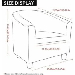 Fodera Per Poltrona Trasformabile Elasticizzata Facile Da Installare E Lavare, Fodera Per Sedia Con Braccioli Chesterfield Fodera Per Poltrona Per Bancone Bar Soggiorno Sala Riunioni,Gray 8 Fodera Per Poltrona Trasformabile Elasticizzata Facile Da Installare E Lavare, Fodera Per Sedia Con Braccioli Chesterfield Fodera Per Poltrona Per Bancone Bar Soggiorno Sala Riunioni,Gray -Vendite HOMCOM || VIDAXL || Songmics 92050198 2