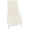 Cuscino Giardino Sedia Copripoltrona Materassino Pieghevole Morbido Écru 100% Made In Italy -Vendite HOMCOM || VIDAXL || Songmics 92874954 1