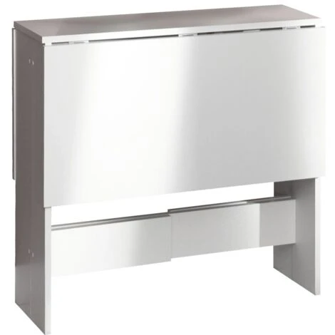 Temahome Trick A1 Tavolo Pieghevole, Legno, Bianco (White), 73.4 X 28 X 76 Cm 3 Temahome Trick A1 Tavolo Pieghevole, Legno, Bianco (White), 73.4 X 28 X 76 Cm