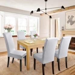 None Coprisedia Elasticizzato Bianco 6 Pezzi -Vendite HOMCOM || VIDAXL || Songmics 92974733 4