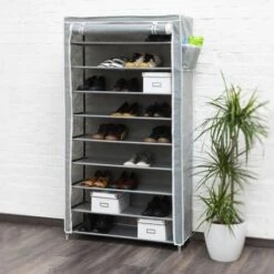 Scarpiera Salvaspazio 10 Ripiani 45 Paia Scaffale Acciaio E Tessuto TNT Grigio 9 Scarpiera Salvaspazio 10 Ripiani 45 Paia Scaffale Acciaio E Tessuto TNT Grigio -Vendite HOMCOM || VIDAXL || Songmics 9383954 3