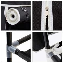 Scarpiera Salvaspazio 10 Ripiani 45 Paia Scaffale Acciaio E Tessuto TNT Nero 9 Scarpiera Salvaspazio 10 Ripiani 45 Paia Scaffale Acciaio E Tessuto TNT Nero -Vendite HOMCOM || VIDAXL || Songmics 9383955 3