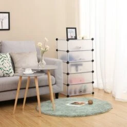 Songmics Scarpiera Componibile, Scaffale Modulare Con 10 Scomparti, Armadio Fai Da Te Mobiletto Portaoggetti, Bianco -Vendite HOMCOM || VIDAXL || Songmics 94215019 2