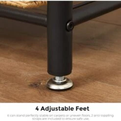 Songmics VASAGLE Appendiabiti, Attaccapanni Da Entrata, Con Panca Scarpiera, Ripiani Portaoggetti, Ganci, Struttura In Acciaio Opaco, Altezza Di 175 Cm, In Stile Industriale, Marrone Vintage E Nero 10 Songmics VASAGLE Appendiabiti, Attaccapanni Da Entrata, Con Panca Scarpiera, Ripiani Portaoggetti, Ganci, Struttura In Acciaio Opaco, Altezza Di 175 Cm, In Stile Industriale, Marrone Vintage E Nero -Vendite HOMCOM || VIDAXL || Songmics 94270447 4