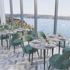 80cm Tavolo Da Pranzo In Marmo Rotondo Tavolo Cucina Elegante Per Sala Soggiorno Bar Giardino Salotto Stile Nordico, Grigio -Vendite HOMCOM || VIDAXL || Songmics 94561019 4