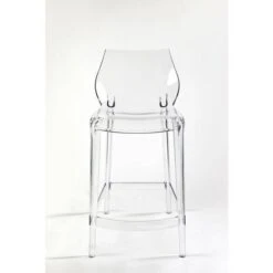 Sgabello Cucina Trasparente Policarbonato Mahi Mahi - Neutro - H 66 Opzioni 2° Scelta -Vendite HOMCOM || VIDAXL || Songmics 95445749 3