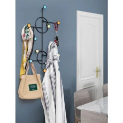 FREOSEN Appendiabiti Da Parete In Metallo - 12 Ganci - Appendiabiti Con 12 Ganci Per Camera Da Letto, Soggiorno, Bagno 8 FREOSEN Appendiabiti Da Parete In Metallo - 12 Ganci - Appendiabiti Con 12 Ganci Per Camera Da Letto, Soggiorno, Bagno -Vendite HOMCOM || VIDAXL || Songmics 95564297 3