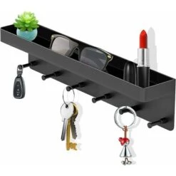 Portachiavi Da Parete In Metallo, Portachiavi Da Parete, Appendiabiti Da Parete, Appendiabiti Da Parete, Appendiabiti Da Porta, Appendiabiti Da Parete, Per Soggiorno, Bagno E Cucina, Con 6 Ganci