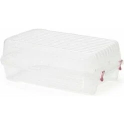 Scatole Per Scarpe, Impilabili Con Connettori In Plastica, Pieghevoli, Plastica Solida Traspirante Trasparente