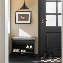 Mobili Per Scarpe Serie Scarpiere 1 Anta 1 Cuscino SoBuy 60x24x51cm Nero FSR82-K-SCH 9 Mobili Per Scarpe Serie Scarpiere 1 Anta 1 Cuscino SoBuy 60x24x51cm Nero FSR82-K-SCH -Vendite HOMCOM || VIDAXL || Songmics 97245203 3