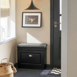 Mobili Per Scarpe Serie Scarpiere 1 Anta 1 Cuscino SoBuy 60x24x51cm Nero FSR82-K-SCH 11 Mobili Per Scarpe Serie Scarpiere 1 Anta 1 Cuscino SoBuy 60x24x51cm Nero FSR82-K-SCH -Vendite HOMCOM || VIDAXL || Songmics 97245203 5