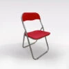 SEDIA PIEGHEVOLE METALLO E PVC ROSSO -Vendite HOMCOM || VIDAXL || Songmics 97263618 1