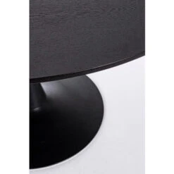 Tavolo Bloom Rotondo Con Struttura In Acciaio Verniciato, Piano In Legno -100 Cm / Bianco/Legno -Vendite HOMCOM || VIDAXL || Songmics 97995493 5