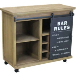 Mobile Credenza Madia Da Interno Bar In Acciaio E Legno Con Ruote Scomparto A 12 Posti Per Bottiglie E Anta Scorrevole No Rules 9 Mobile Credenza Madia Da Interno Bar In Acciaio E Legno Con Ruote Scomparto A 12 Posti Per Bottiglie E Anta Scorrevole No Rules -Vendite HOMCOM || VIDAXL || Songmics 98488749 3