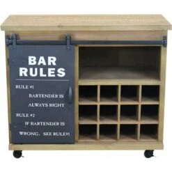 Mobile Credenza Madia Da Interno Bar In Acciaio E Legno Con Ruote Scomparto A 12 Posti Per Bottiglie E Anta Scorrevole No Rules 10 Mobile Credenza Madia Da Interno Bar In Acciaio E Legno Con Ruote Scomparto A 12 Posti Per Bottiglie E Anta Scorrevole No Rules -Vendite HOMCOM || VIDAXL || Songmics 98488749 4