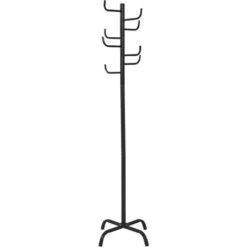 King Home Appendiabito Acciaio 50x175h Cm Nero
